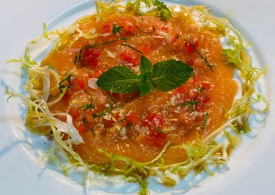 Ceviche vom Saibling
