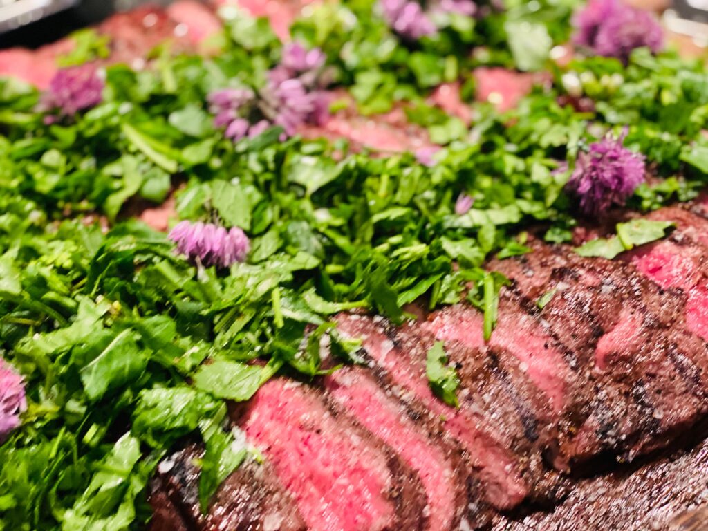 Flat Iron with Meadow Herbs