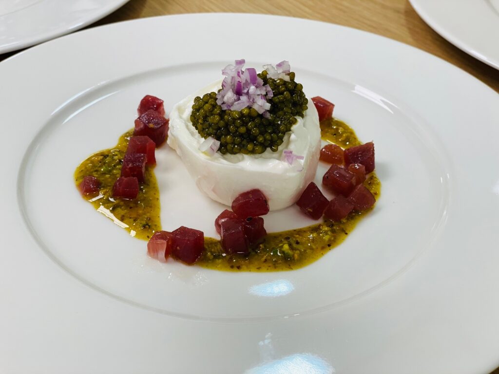 Tuna, Burrata, Caviar